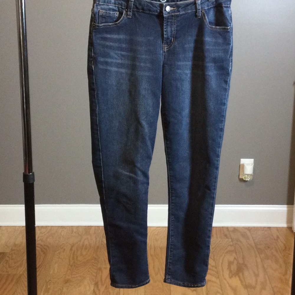 6 W62 Modern Fit Boyfriend Blue Denim Jeans - Picture 5 of 14